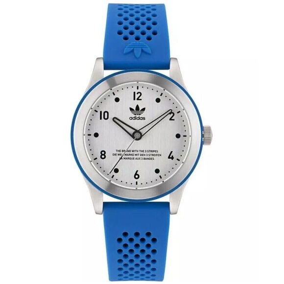 Adidas Men's Originals Code Three Silver Dial Watch - AOSY23032